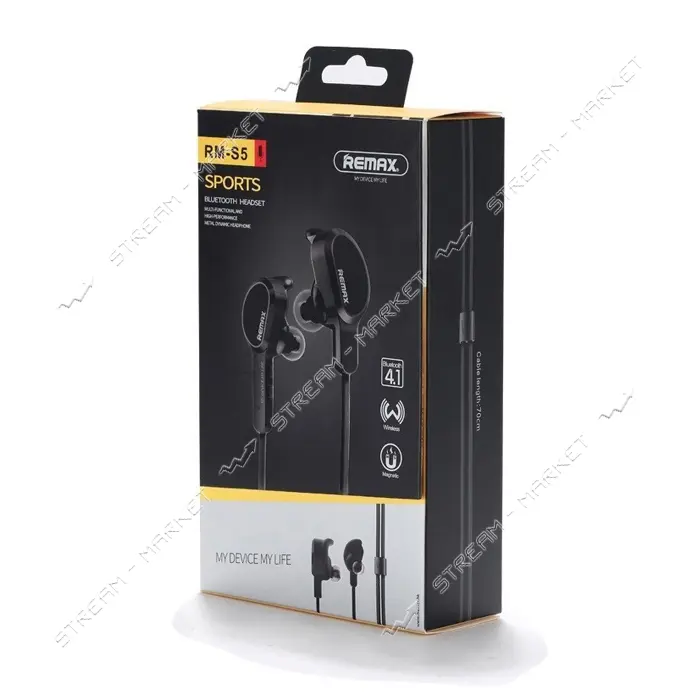 Bluetooth наушники Remax RB-S5 белые                                                                