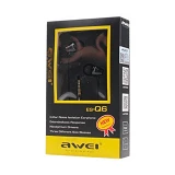 Проводные наушники Awei Q6 черные                                                                   