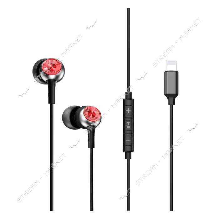 Проводные наушники Baseus P02 lightning Call Digital черные