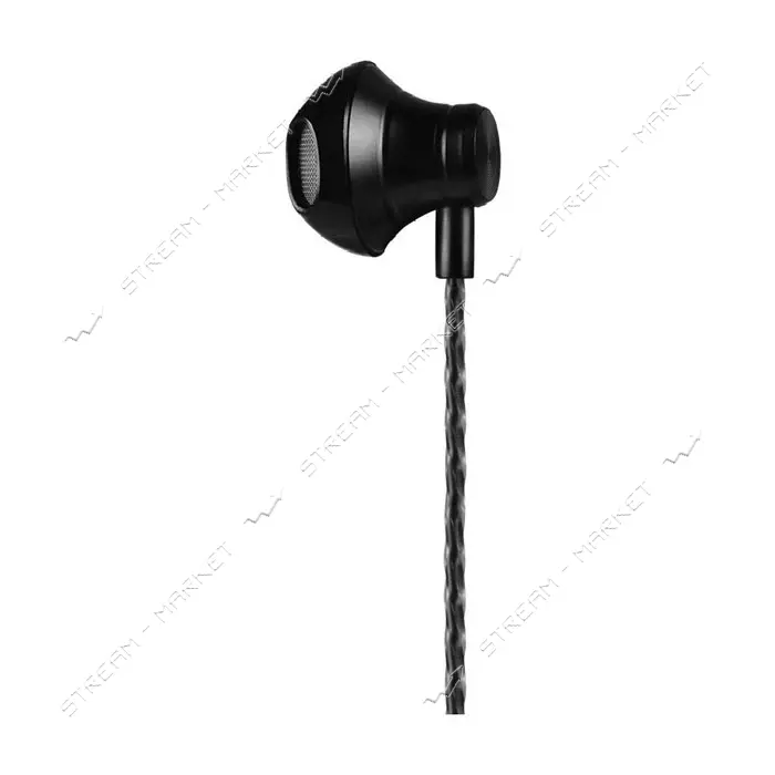 Наушники проводные Hoco M18 Goss Metal черные                                                       