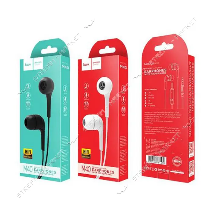 Проводные наушники Hoco M40 Prosody universal черные                                                