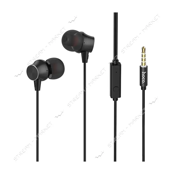 Наушники проводные Hoco M51 Proper sound черные
