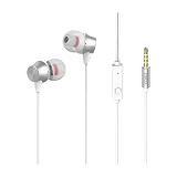 Наушники проводные Hoco M51 Proper sound белые                                                      