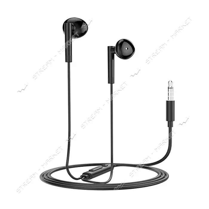 Наушники проводные Hoco M53 Exquisite sound wired черные
