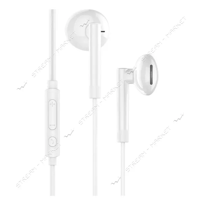 Наушники проводные Hoco M53 Exquisite sound wired белые