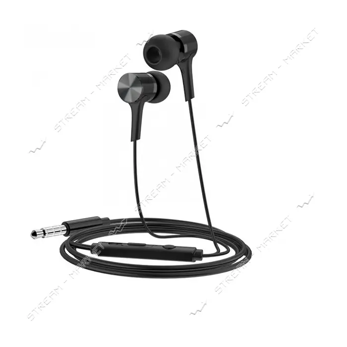 Наушники проводные Hoco M54 Pure music wired черные