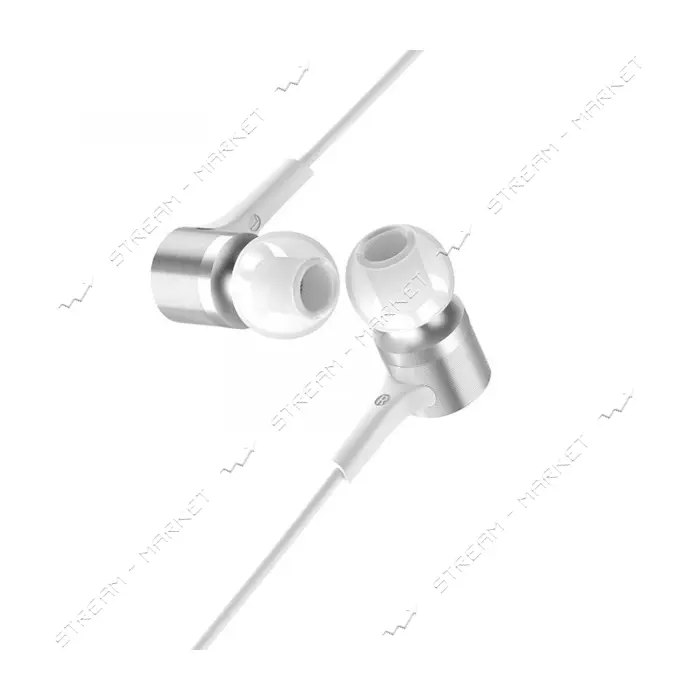 Наушники проводные Hoco M54 Pure music wired белые