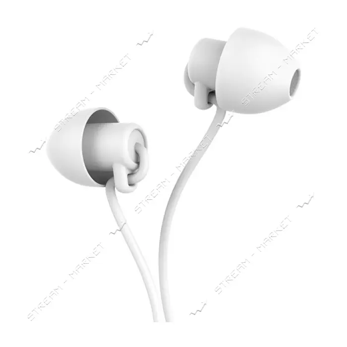 Наушники проводные Hoco M56 Audio dream белые