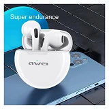 Bluetooth Наушники Awei T17 mini белые                                                              