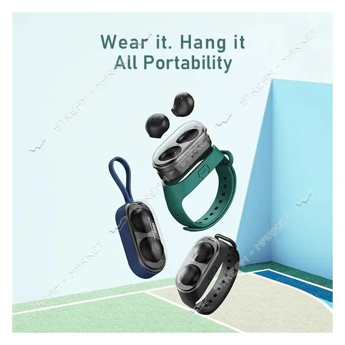 Bluetooth Наушники Remax TWS-15 черные                                                              