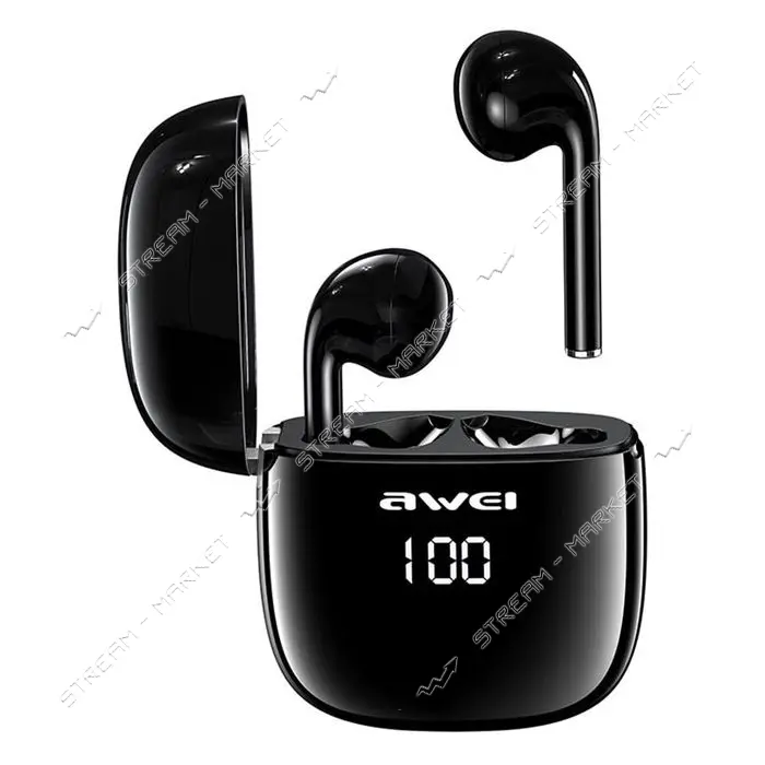 Bluetooth Наушники Awei T28P черные                                                                 