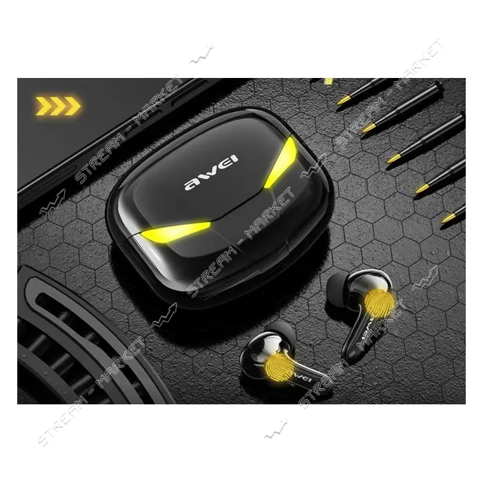 Bluetooth Наушники Awei T35 gaming черные                                                           
