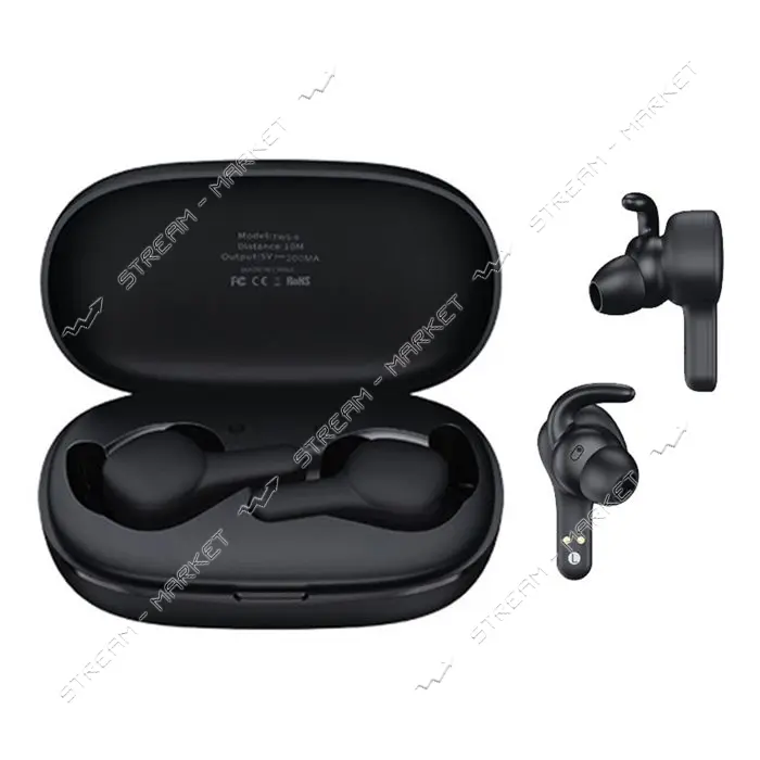 Bluetooth Наушники Remax TWS-6 черные                                                               