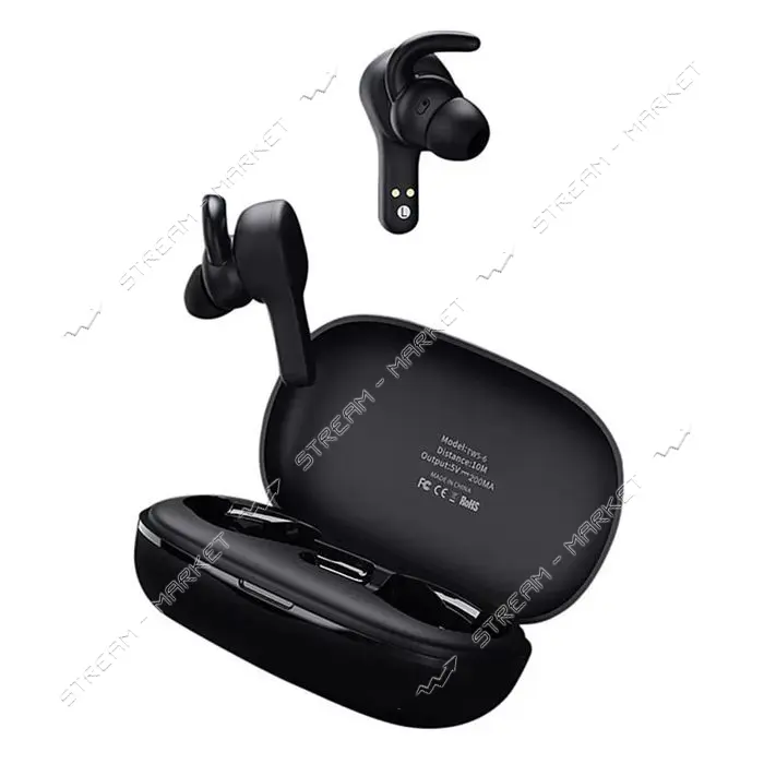 Bluetooth Наушники Remax TWS-6 черные                                                               
