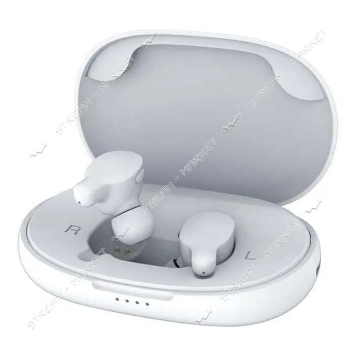 Bluetooth Наушники Remax TWS-6 белые                                                                