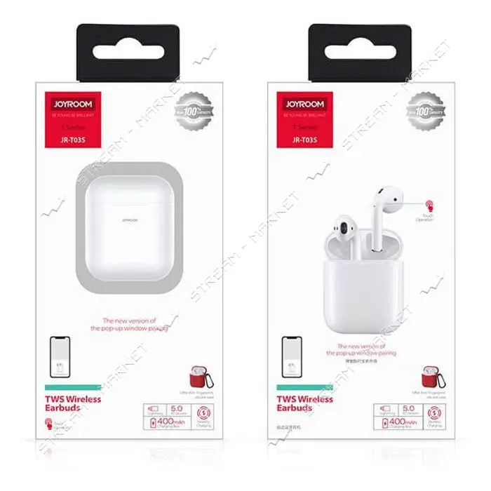 Bluetooth Наушники Joyroom JR-T03S белые