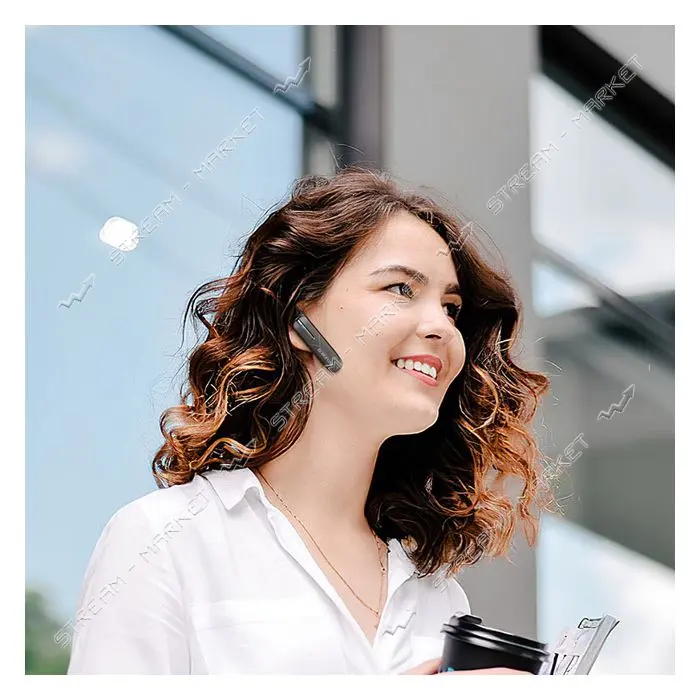 Bluetooth гарнитура Borofone BC36 черная                                                            