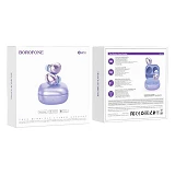 Bluetooth наушники Borofone BW10 Magic rhyme true фиолетовые
