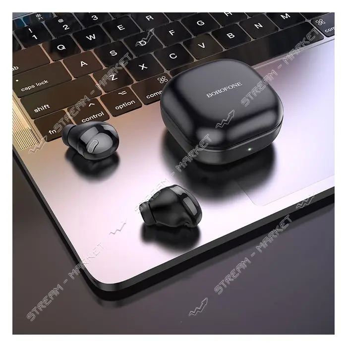 Bluetooth наушники Borofone BW10 Magic rhyme true черные