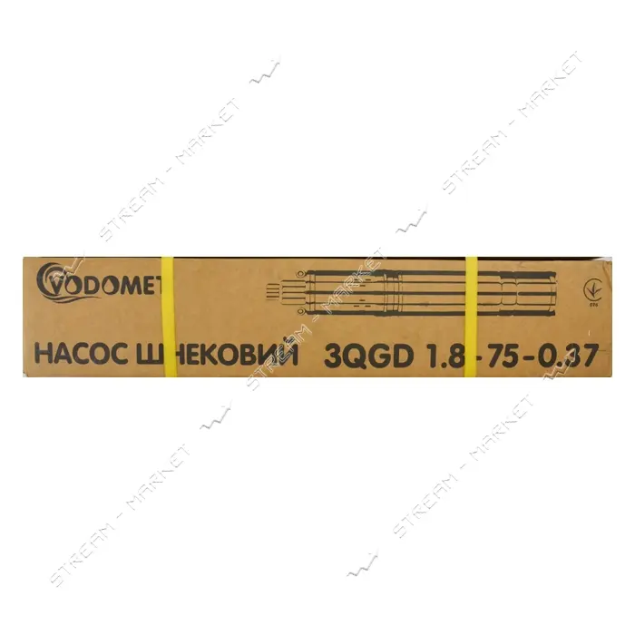 Насос скважинный шнековый Vodomet 3QGD 1.8-75-0.37 Н75М Q1.8кбМ P370Вт                              