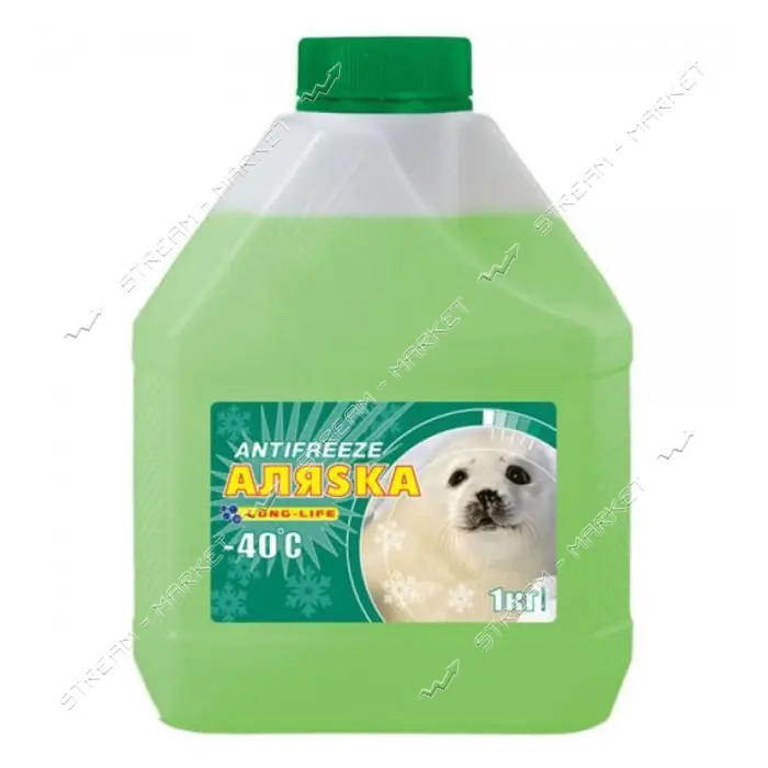 Антифриз Аляsка -40 1л зеленый