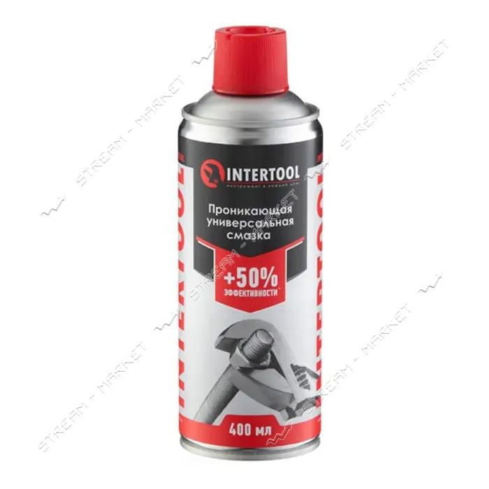Смазка аэрозольная Intertool FS-4040 проникающая универсальная 400мл                                