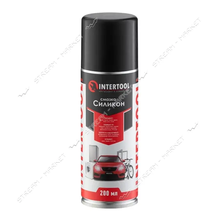 Смазка Intertool FS-6020 Силикон аэрозоль 200мл                                                     