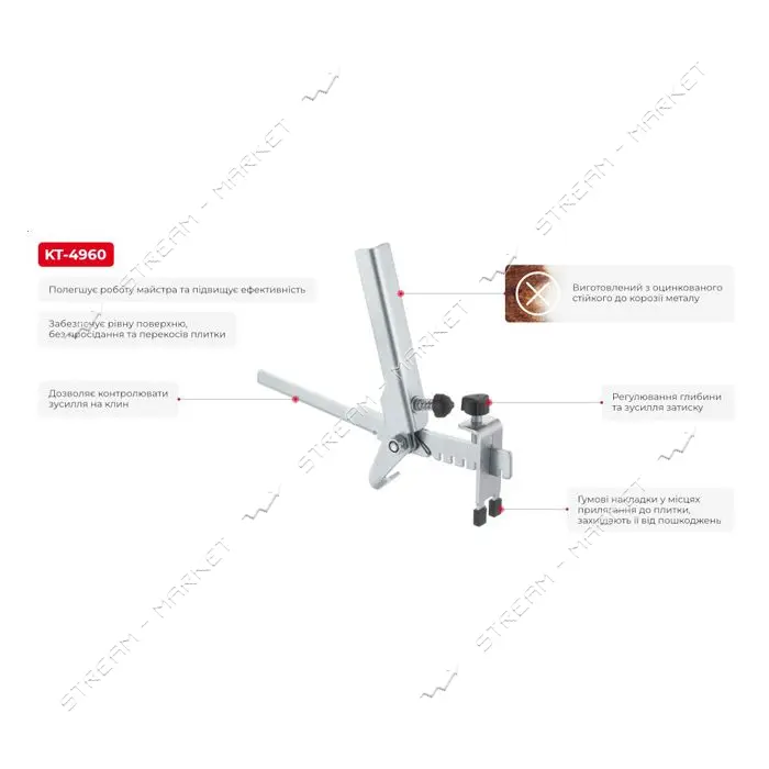Ключ для монтажа Intertool KT-4960 СВП оцинкованный