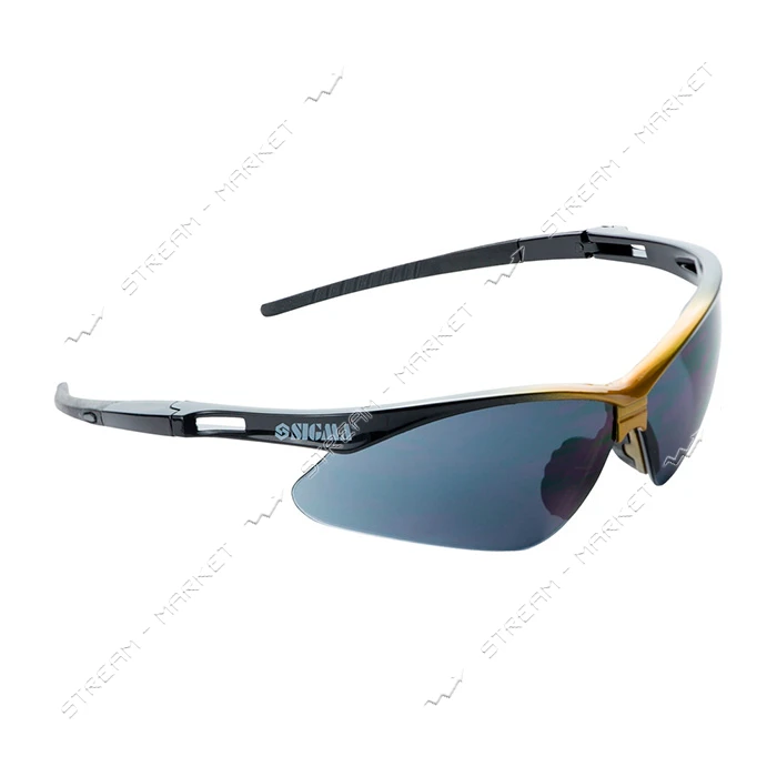 Очки защитные Sigma 9410381 Magnetic anti-scratch затемненные цветная оправа