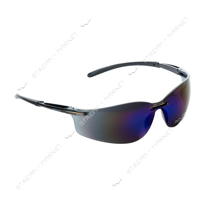 Очки защитные Sigma 9410531 Falcon anti-scratch синее зеркало                                       