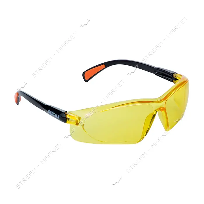 Очки защитные Sigma 9410461 Vulcan anti-scratch янтарь