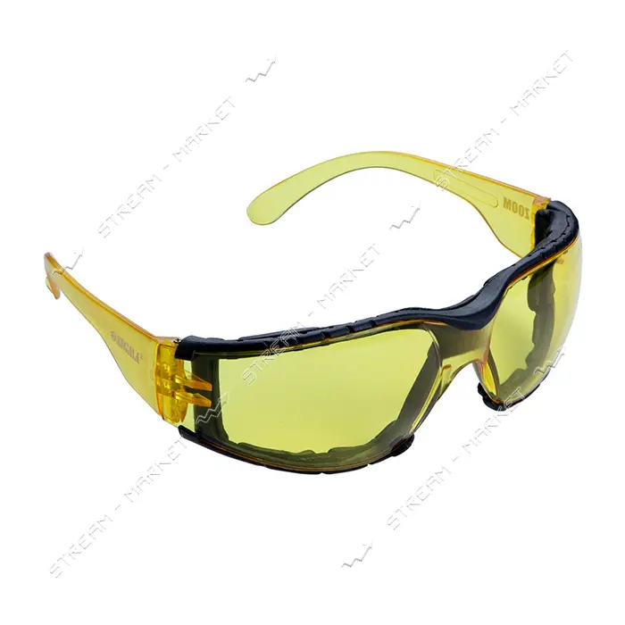 Очки защитные c обтюратором Sigma 9410861 Zoom anti-scratch anti-fog янтарь                         