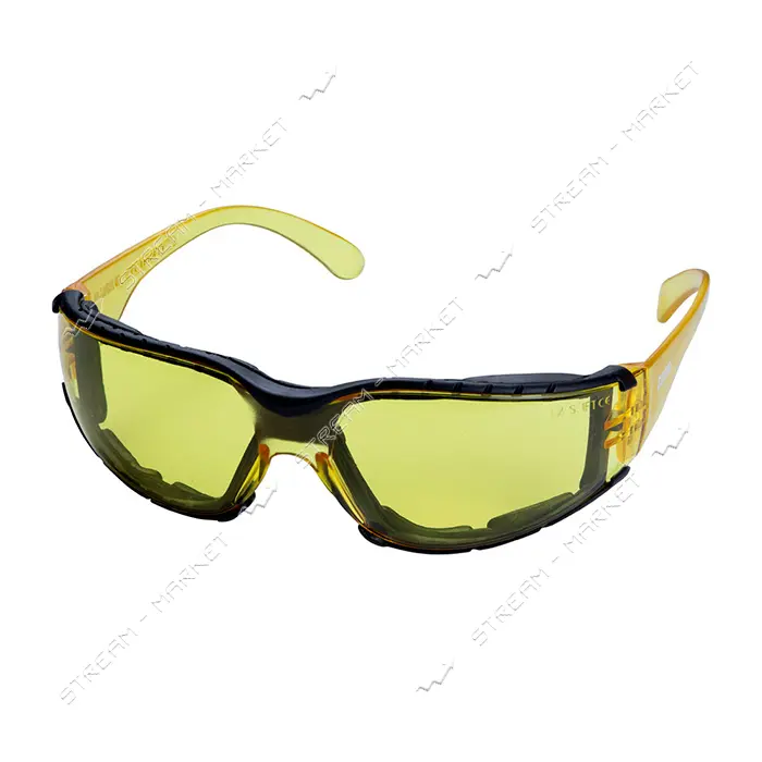 Очки защитные c обтюратором Sigma 9410861 Zoom anti-scratch anti-fog янтарь                         
