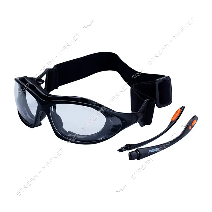 Набор очки защитные Sigma 9410911 Super Zoom anti-scratch anti-fog с обтюратором и сменными дужками