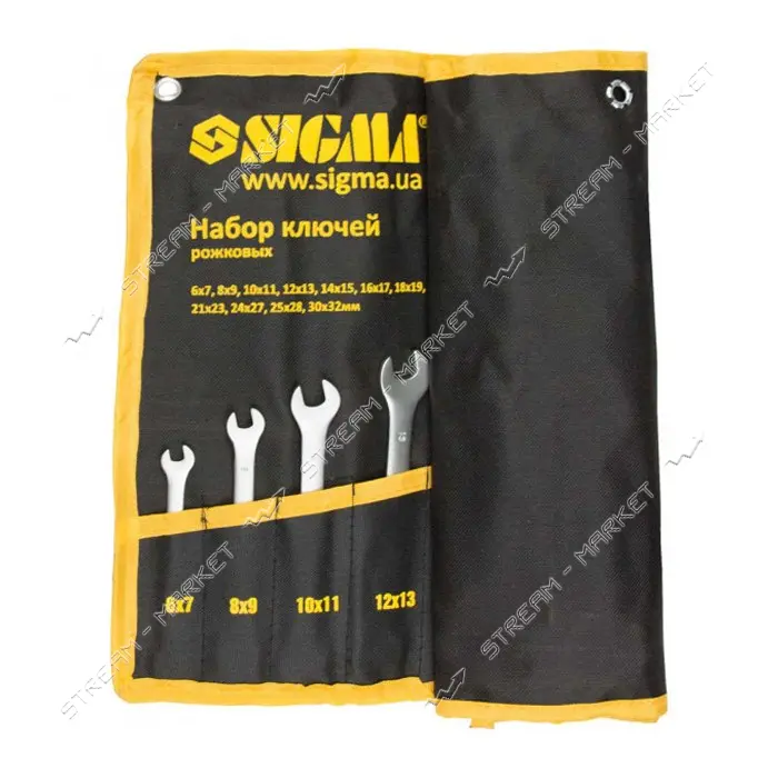 Ключи рожковые Sigma 6010341 12шт 6-32мм