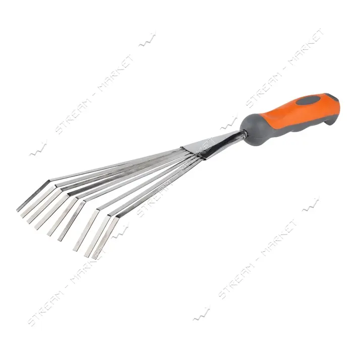 Грабли Sigma flora 5041434 веерные из нержавейки ABS плюс TPR                                       