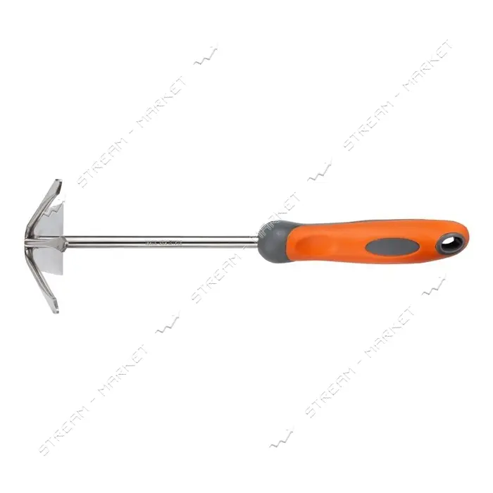Мотыга Sigma flora 5041454 комбинированная плоская на 3 зубца из нержавейки ABS плюс TPR            