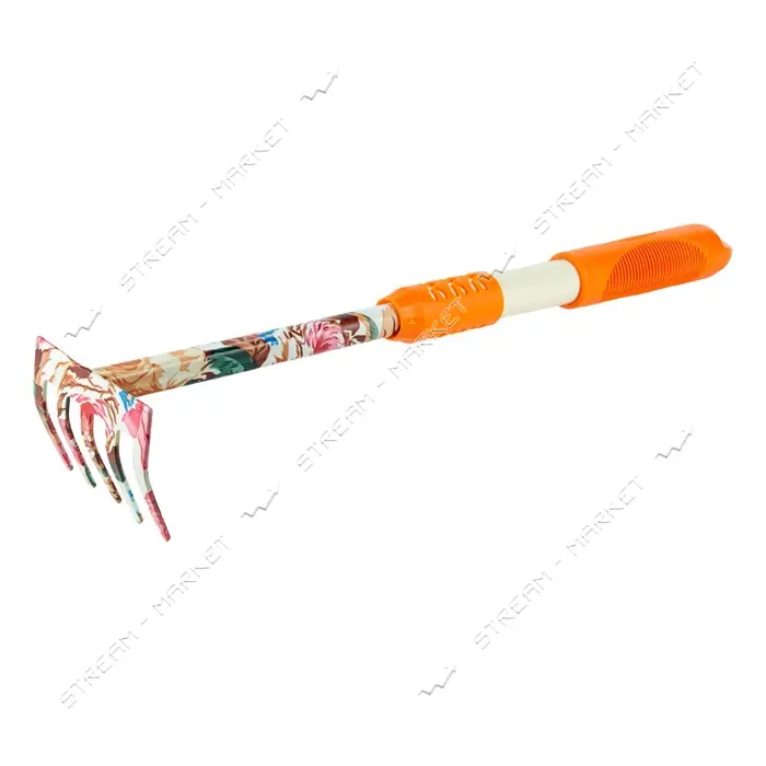Грабли Sigma flora 5043024 5-ти зубые оранжевые                                                     