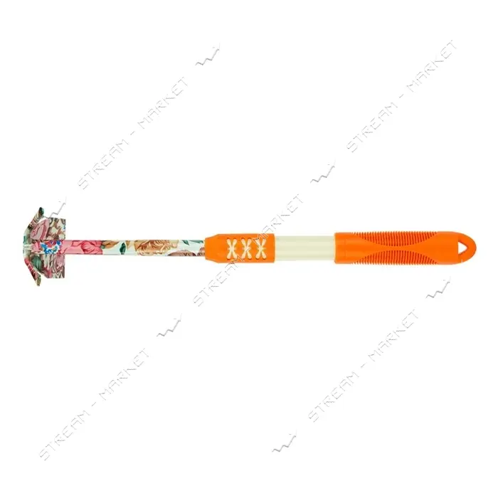 Мотыга Sigma flora 5043054 комбинированная плоская на 3 зубца оранжевая