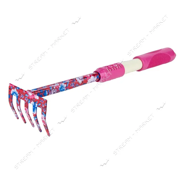 Грабли Sigma flora 5043154 5-ти зубые розовые                                                       