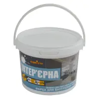 Фарба водоемульсійна Будмисто інтер'єрна 3кг                                                        