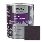Краска молотковая Rolax Hammer Paint 320 0.75л бордовый