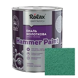 Краска молотковая Rolax Hammer Paint 314 0.75л зеленая                                              