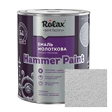 Краска молотковая Rolax Hammer Paint 306 0.75л серебро
