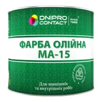 Краска масляная Днепр-Контакт МА-15 1кг бирюзовая                                                   