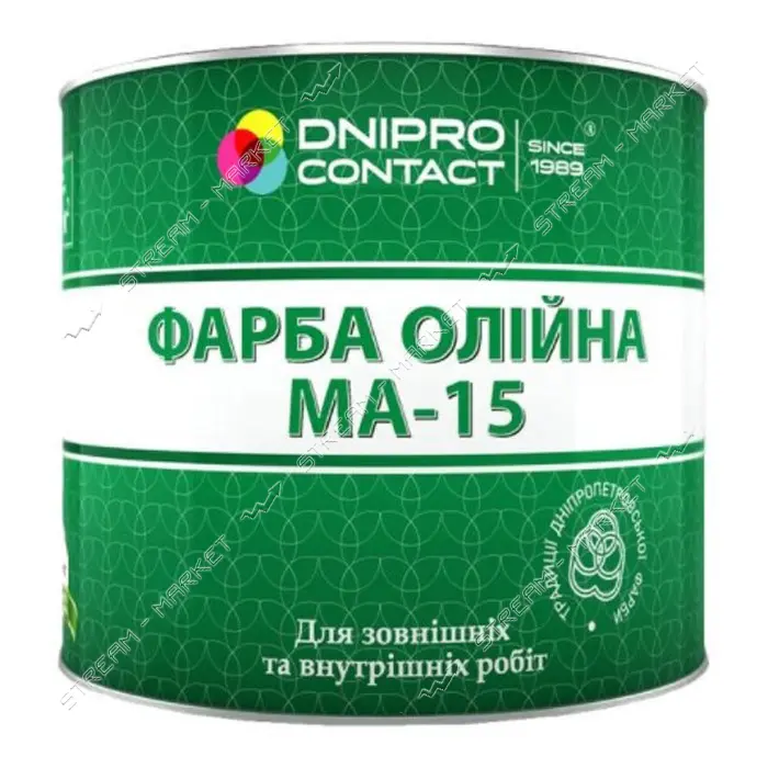 Краска масляная Днепр-Контакт МА-15 2.5кг сурик
