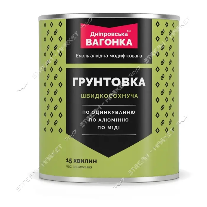 Грунт быстросохнущий Днепровская вагонка 9005 0.85кг черный                                         