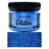 Декоративные блестки Aurum Глиттер 60г голубой                                                      