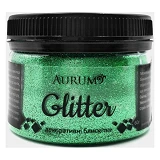 Декоративные блестки Aurum Глиттер 60г изумрудный                                                   