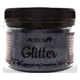 Декоративные блестки Aurum Глиттер 60г черный